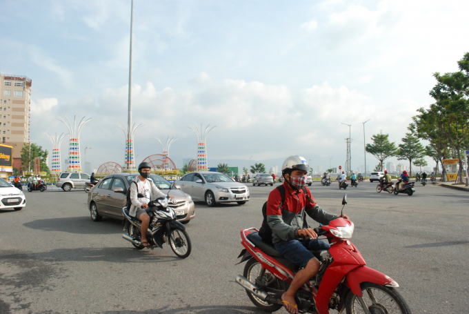 Trục đường Duy T&acirc;n qua cầu Trần Thị L&yacute; cũng nằm tr&ecirc;n tuyến đường cấm xe.