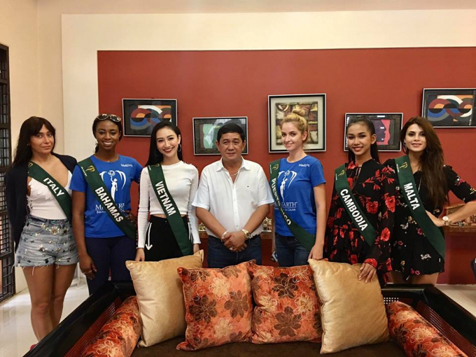 H&agrave; Thu bước v&agrave;o chặng đua cuối tại Miss Earth 2017