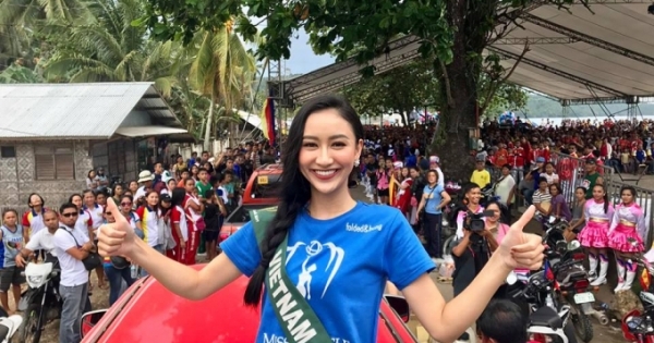 Hà Thu bước vào chặng đua cuối tại Miss Earth 2017