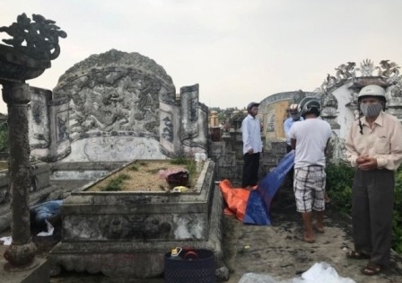 Huế: Phát hiện thi thể người đàn ông bên cạnh ngôi mộ