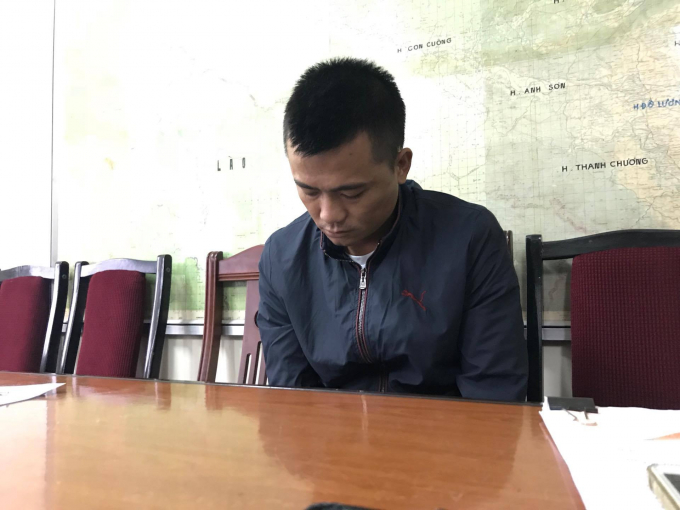 Nguyễn Văn Tuấn tại cơ quan điều tra.