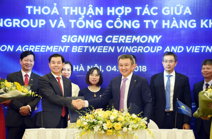 Vietnam Airlines v&agrave; Vingroup k&yacute; thỏa thuận hợp t&aacute;c