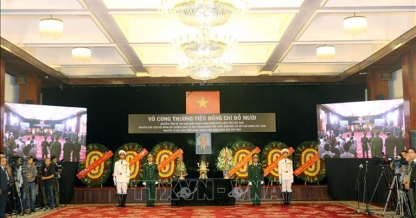 Lễ truy điệu nguyên Tổng Bí thư Đỗ Mười tại Thành phố Hồ Chí Minh
