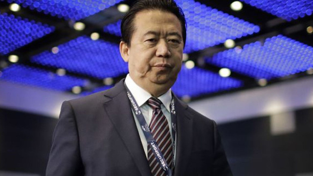 Chủ tịch Interpol Mạnh Hồng Vĩ. (Ảnh: AFP)