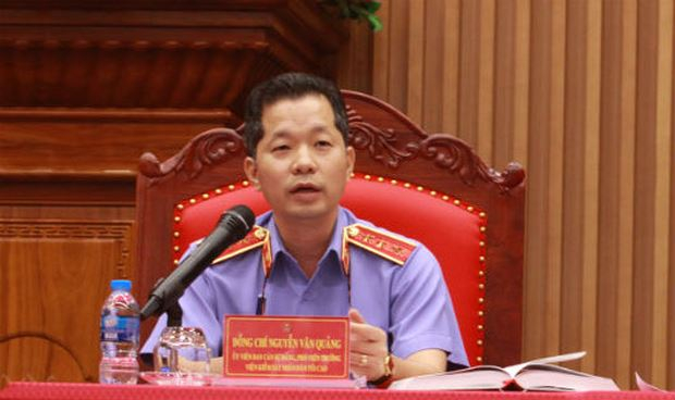Tiến sĩ Nguyễn Văn Quảng, Ph&oacute; Viện trưởng Viện kiểm s&aacute;t nh&acirc;n d&acirc;n Tối cao.
