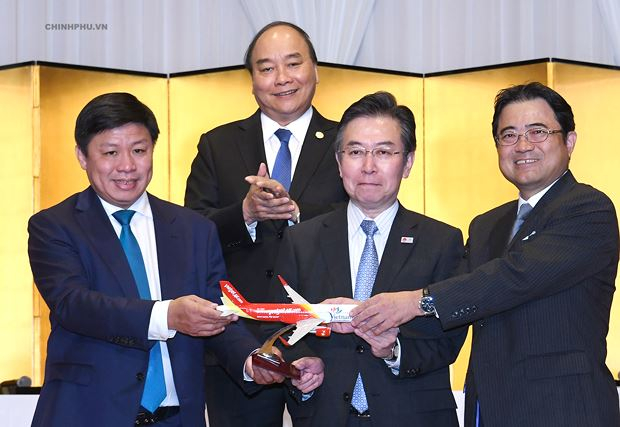 Thủ tướng chứng kiến mở th&ecirc;m 3 đường bay thẳng kết nối Việt Nam - Nhật Bản