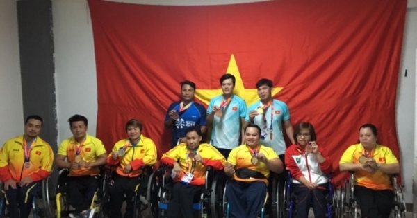 Thi đấu thăng hoa, đoàn thể thao Việt Nam giành "cơn mưa vàng" Asian Para Games 2018