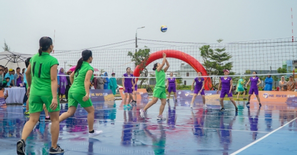 Đà Nẵng: Khai mạc giải bóng chuyền nữ ngành giáo dục quận Ngũ Hành Sơn