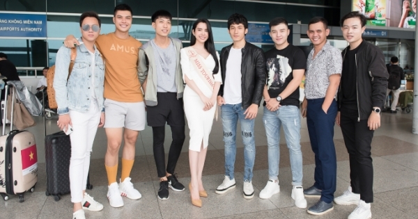 Huỳnh Vy chính thức lên đường tham dự Miss Tourism Queen Worldwide 2018