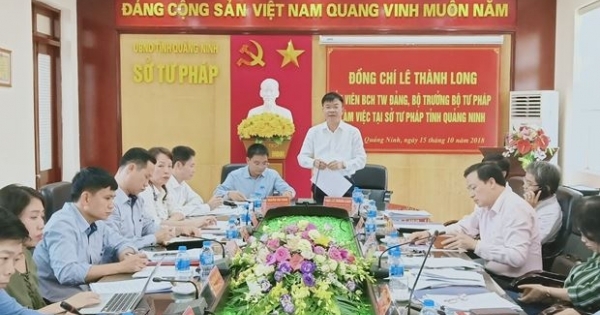 Sở Tư pháp Quảng Ninh đã nỗ lực hết sức để đồng hành với sự phát triển của tỉnh