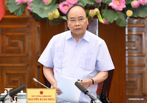 Thủ tướng Nguyễn Xu&acirc;n Ph&uacute;c. Ảnh: VGP/Quang Hiếu