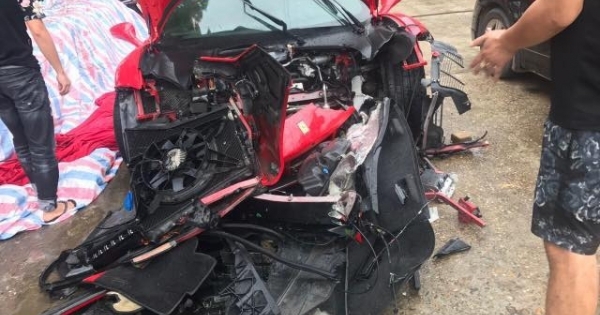 Hé lộ danh tính tài xế trong vụ "siêu xe" Ferrari của ca sĩ Tuấn Hưng gặp nạn trên cao tốc