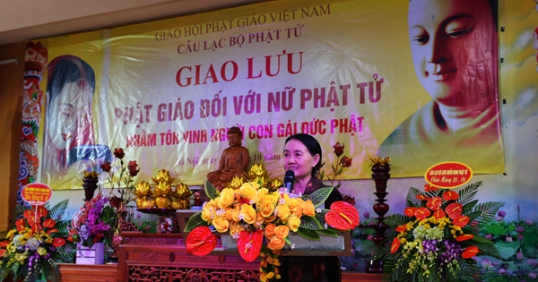 Giáo hội Phật giáo Việt Nam tổ chức giao lưu "Phật giáo đối với nữ Phật tử"