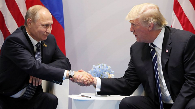 Tổng thống Nga Putin v&agrave;&nbsp;Tổng thống Mỹ Donald Trump. (Ảnh: Reuters)