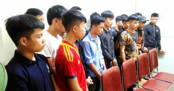 Nghệ An: Đi đánh ghen giúp bạn, 19 thanh niên bị bắt giữ