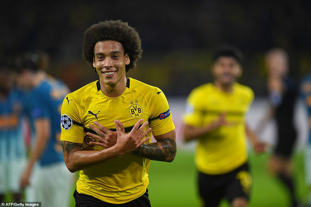 Witsel l&agrave; người mở tỷ số cho Dortmund. (Ảnh: AFP/Getty Images)
