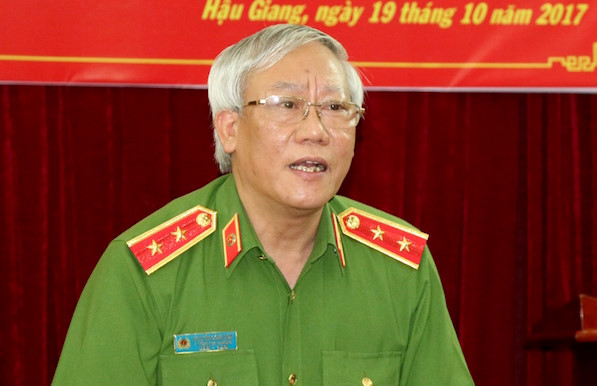Trung tướng Nguyễn C&ocirc;ng Sơn, nguy&ecirc;n Ph&oacute; tổng cục trưởng Tổng cục cảnh s&aacute;t (Bộ C&ocirc;ng an). Ảnh:&nbsp;Minh Anh.