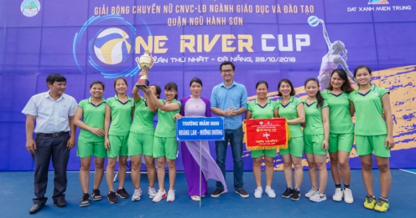 Đà Nẵng: Xác định đội nữ vô địch giải bóng chuyền One River Cup 2018