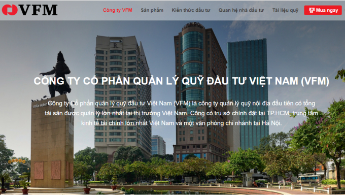 C&ocirc;ng ty cổ phần quản l&yacute; quỹ đầu tư Việt Nam bị xử phạt h&agrave;nh ch&iacute;nh. Ảnh: Chụp m&agrave;n h&igrave;nh