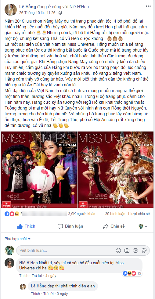 Lộ diện top 3 trang phục d&acirc;n tộc cho H'Hen Ni&ecirc; tại Miss Universe 2018