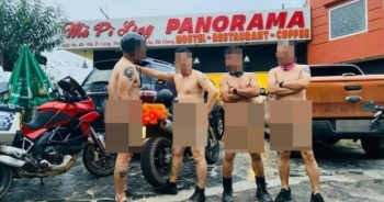 Facebook "dậy sóng" vì 4 người đàn ông khỏa thân tạo dáng tại Mã Pì Lèng Panorama