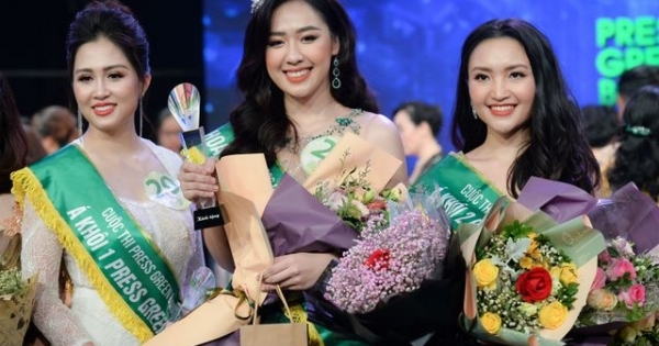 Phóng viên Dân trí đăng quang Á khôi 2 Press Green Beauty 2019