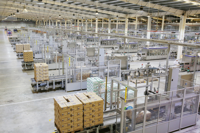 Một góc phân xưởng sản xuất của Nhà máy sữa Việt Nam