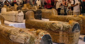 Ai Cập công bố 30 quan tài xác ướp 3.000 năm tuổi