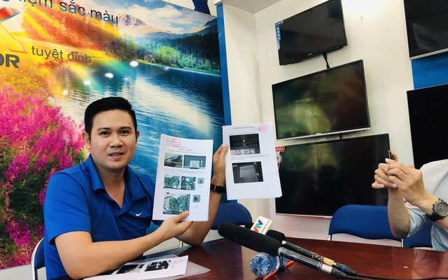 Ông Phạm Văn Tam – Chủ tịch Tập đoàn Asanzo trong một lần thông tin cho báo chí.