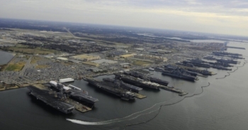 6 tàu sân bay Bờ Đông của Mỹ đồng loạt cập cảng