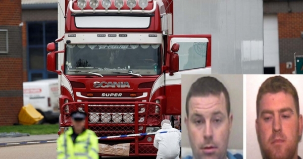 Lộ diện 2 nghi phạm quan trọng trong vụ 39 nạn nhân thiệt mạng trong container đông lạnh tại Anh