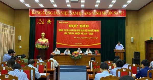 Đại hội đại biểu Đảng bộ tỉnh Bắc Giang lần thứ XIX sẽ diễn ra từ ngày 13 - 15/10