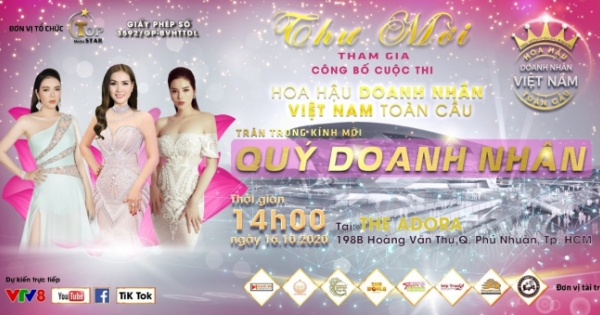 Cuộc thi Hoa hậu Doanh nhân Việt Nam Toàn cầu 2020 chính thức khởi động