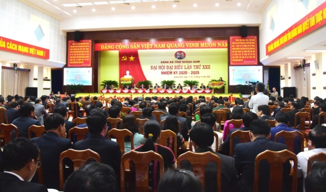 Đại hội Đảng bộ tỉnh Quảng Nam nhiệm kỳ 2020-2025 tiến hành phiên trù bị