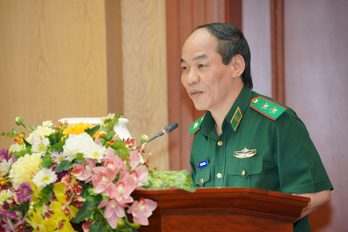 Trung tướng Đỗ Danh Vượng - Bí thư Đảng uỷ, Chính uỷ Bộ đội Biên Phòng gửi lời cảm ơn sự hỗ trợ tích cực của Tập đoàn Hưng Thịnh trong công tác phòng chống Covid-19.