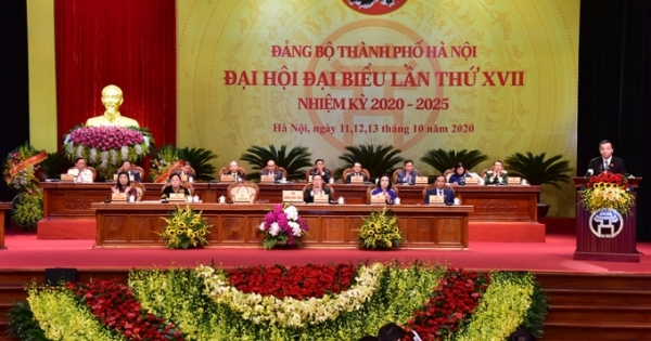 Với số phiếu 100%, đồng chí Vương Đình Huệ tái đắc cử Bí thư Thành ủy Hà Nội
