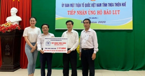 Doanh nhân Đào Hồng Tuyển ủng hộ gần 6 tỷ đồng cho nhân dân miền Trung