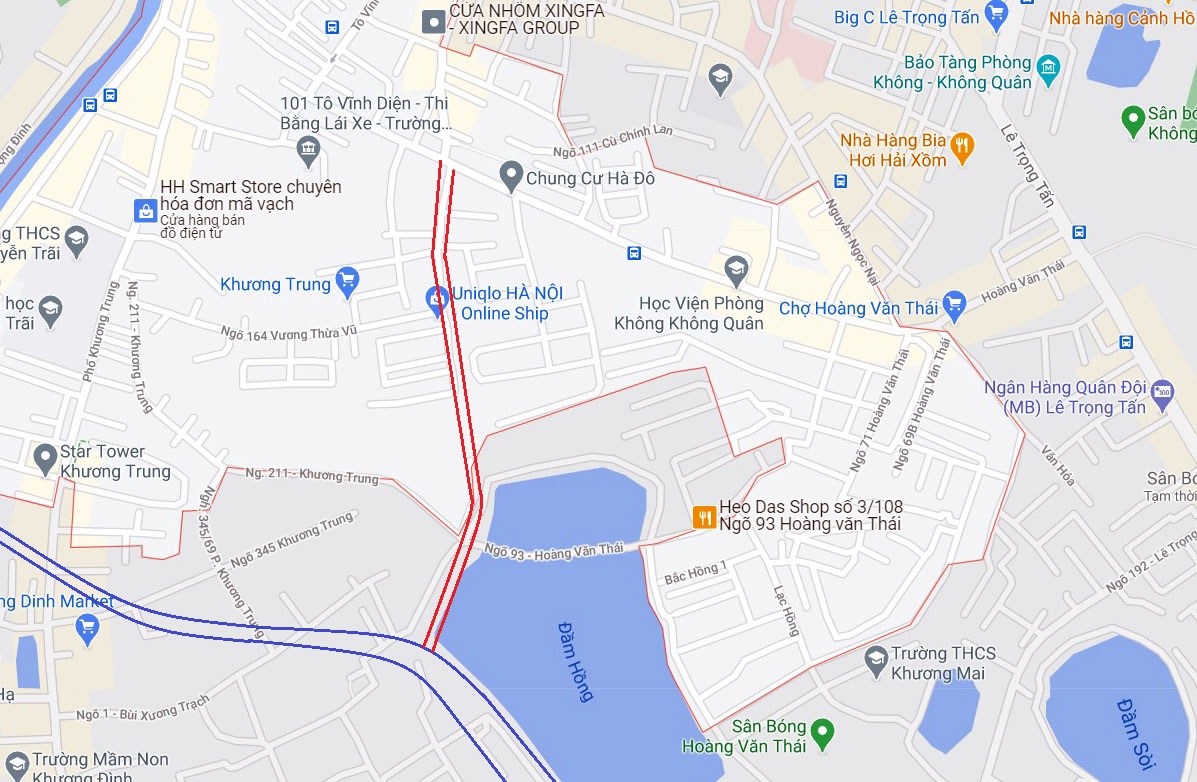 Ba đường sẽ mở theo qui hoạch ở phường Khương Trung, Thanh Xuân, Hà Nội - Ảnh 9.