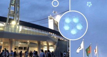 Phát hiện năm quả cầu kỳ lạ trên bầu trời ở Nhật Bản