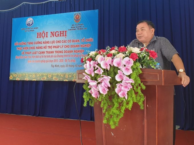 Tiến sĩ Nguyễn Thanh Bình - Cục công tác phía Nam - Bộ Tư pháp.