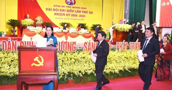 Danh sách Ban chấp hành Đảng bộ tỉnh Quảng Ngãi nhiệm kỳ 2020-2025