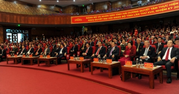 Chính thức khai mạc Đại hội đại biểu Đảng bộ tỉnh Hải Dương khóa XVII