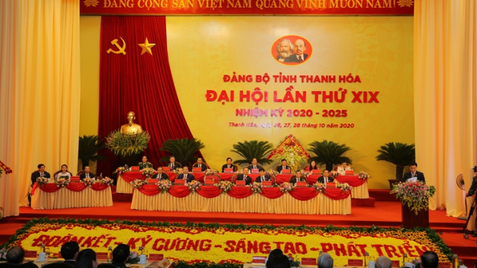 Khai mạc Đại hội Đảng bộ tỉnh Thanh Hóa lần thứ XIX, nhiệm kỳ 2020- 2025