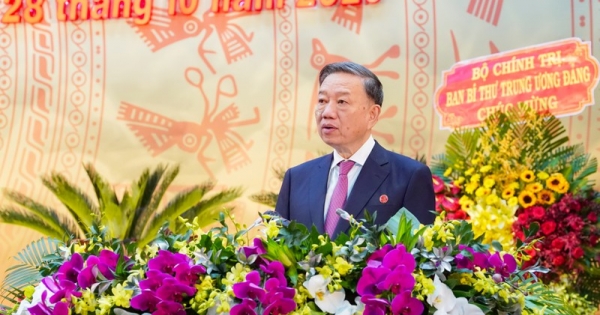 Đại tướng Tô Lâm tham dự và chỉ đạo Đại hội Đảng bộ tỉnh Cà Mau lần XVI