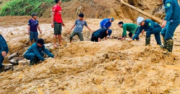 Quảng Nam: Thêm một vụ lở vùi lấp 13 người tại Phước Sơn