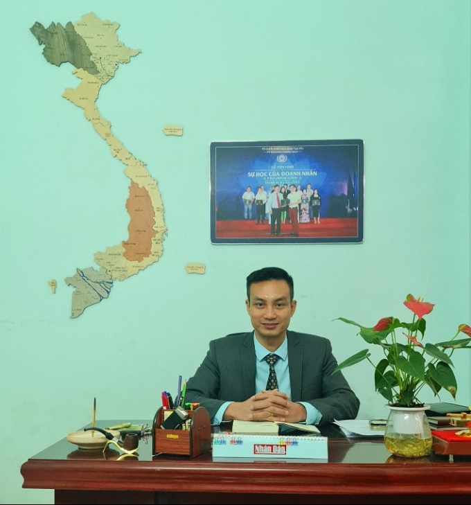 Anh Trần Kim Sơn- Giám đốc Công ty cung ứng lao động Toàn Cầu và Công ty Cổ phần vệ sỹ Sơn Tinh.