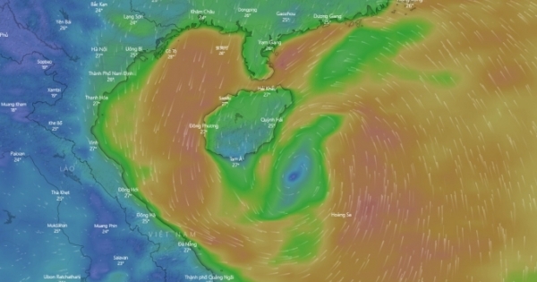 Dự báo đường đi của cơn bão số 7 trên Biển Đông