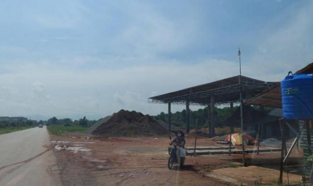 Doanh nghiệp Hưng Thịnh Bắc Giang xây dựng cây xăng không phép tại huyện Lục Nam