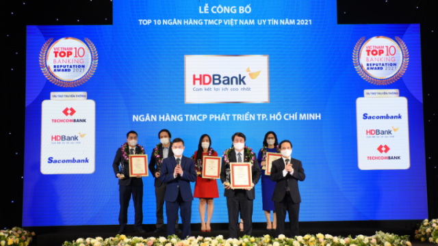 Đồng hành cùng nền kinh tế vượt Covid-19, HDBank khẳng định vị thế top 5 ngân hàng uy tín nhất Việt Nam