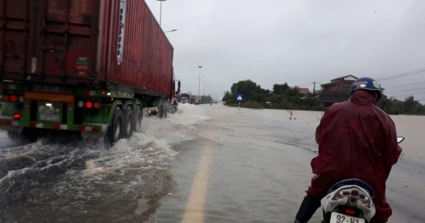 Nhiều địa phương ở Quảng Nam ngập úng cục bộ sau trận mưa lớn
